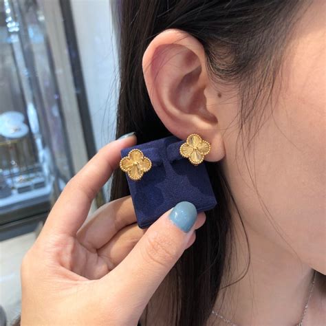 van cleef and arpels alhambra earrings replica|vca vintage alhambra earrings.